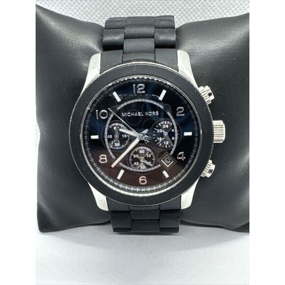 Michael Kors Runway MK8107 Men Analog Black Chronograph Dial Quartz Watch JNA836 main image 10